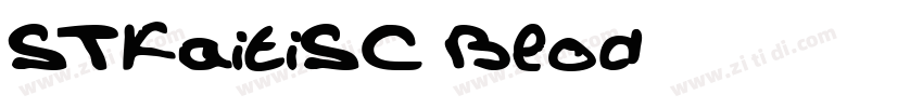 STKaitiSC Blod字体转换
